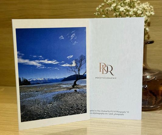 Lake Wanaka Tree Greeting Card - R D R Photography