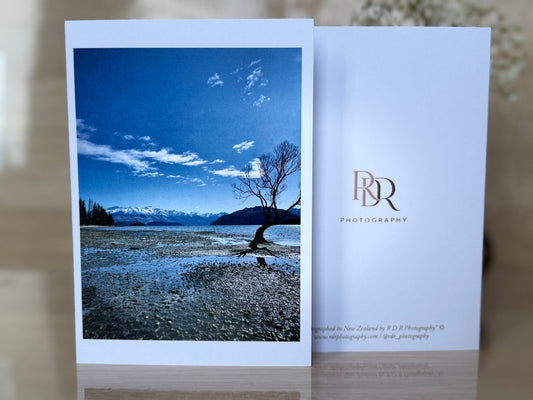 Lake Wanaka Tree Greeting Card - R D R Photography